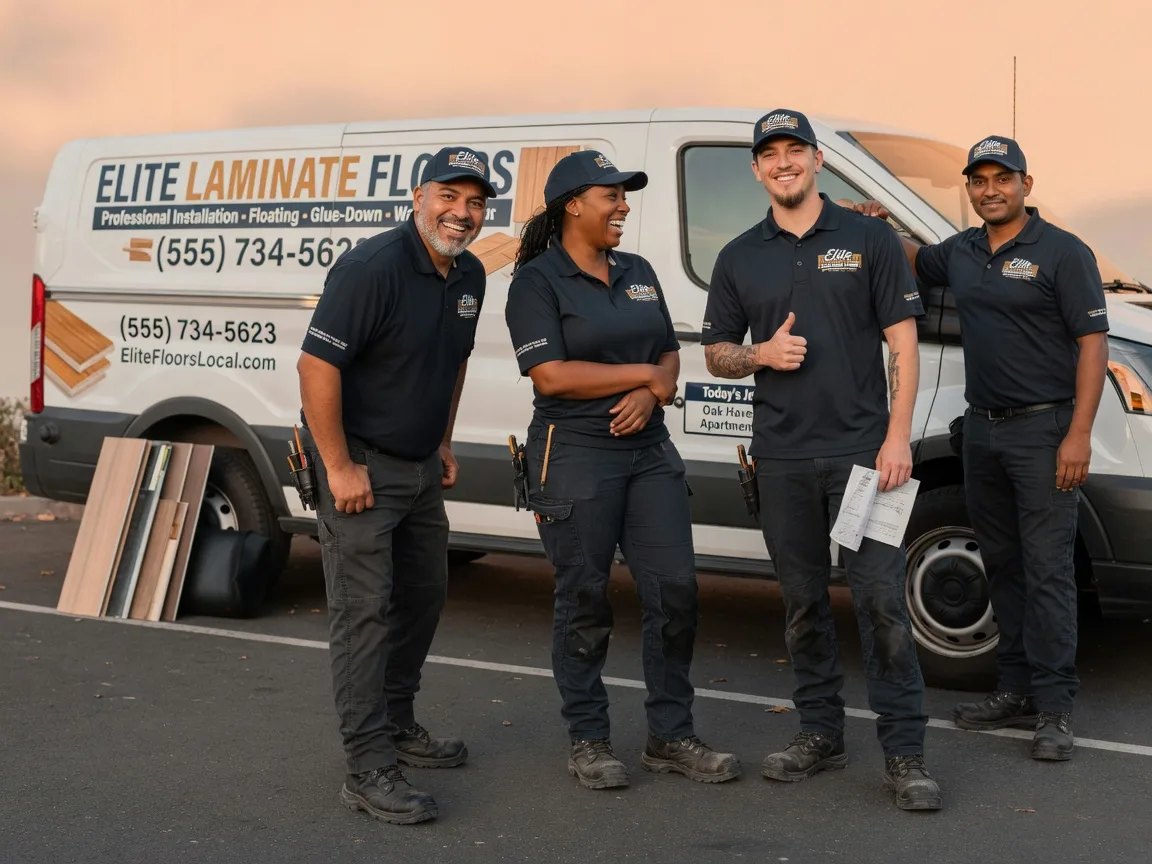 Laminate flooring installation company in Lake, MI